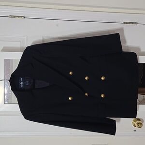 Ralph Lauren double  breated wool blazer with Gold buttons. NWOT